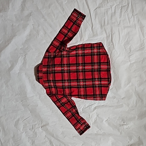 Old Navy Long-Sleeve Printed Poplin Shirt & Bow-Tie Set Toddler Boy 18-24 Month - Picture 3 of 12